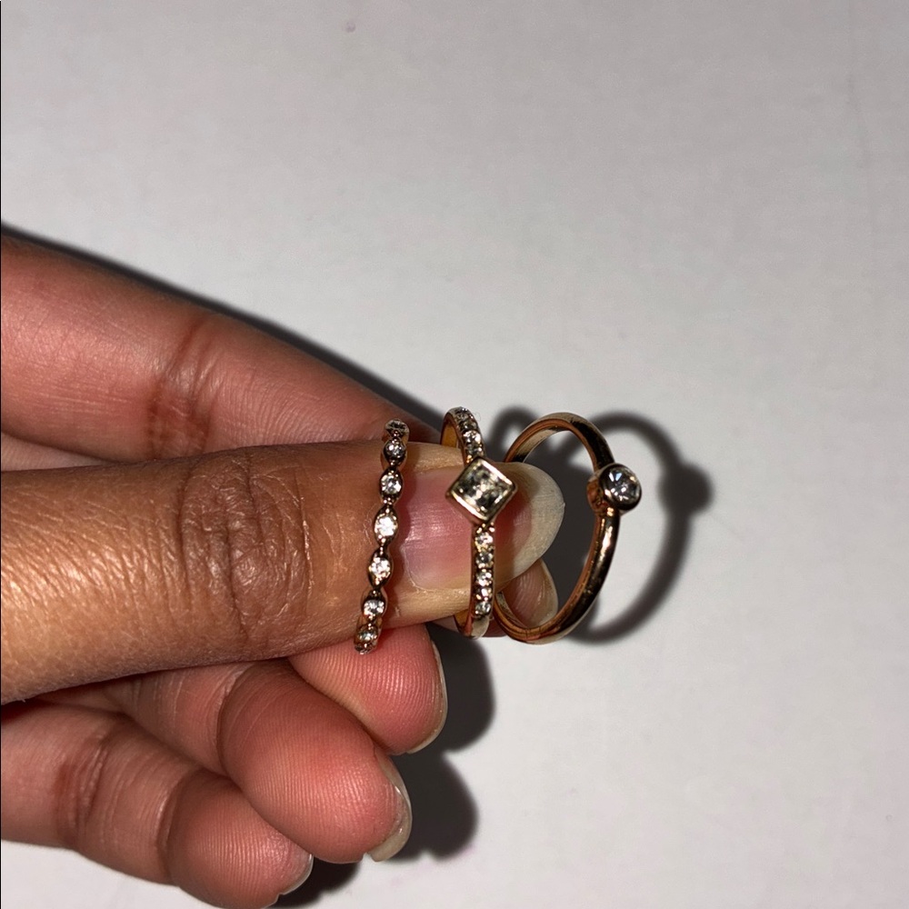 Set of 3 Stackable Rings - Picture 3 of 3